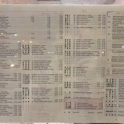Hong Kong Restaurant - Menu