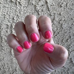 SoCal Nails & Spa - Hot pink gel nails #477
