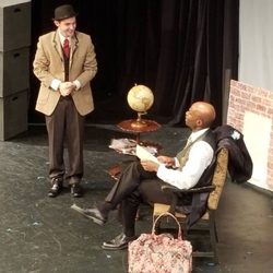  The Company OnStage - John Mayo and Todd Thigpen in Around the World in Eighty Days.