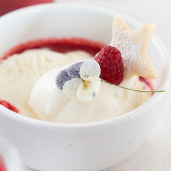 Three Tarts - Raspberry Curd & Merry Dairy Vanilla Ice Cream. - Bakeries Near Me - Ottawa, Ontario Three Tarts - Raspberry Curd & Merry Dairy Vanilla Ice Cream. - Bakeries Near Me - Ottawa, Ontario