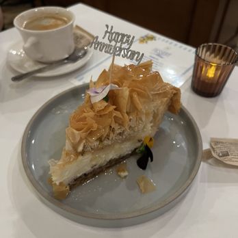 Lemon & Thyme - Baklava Cheesecake - New American Near Me - Costa Mesa, California Lemon & Thyme - Baklava Cheesecake - New American Near Me - Costa Mesa, California