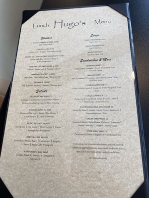 Menu photo 8 Hugo’s Glenwood Springs, CO Menu photo 8 Hugo’s Glenwood Springs, CO