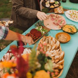 Goosefoot Cook and Grow - Outdoor party in using locally sourced produce