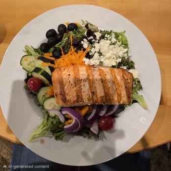 Cambria Pines Lodge Restaurant - Same salmon salad - American Near Me - Cambria, California Cambria Pines Lodge Restaurant - Same salmon salad - American Near Me - Cambria, California