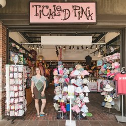 Tickled Pink - Directional arrows on the floor and limited number of customers in store to help you maintain your distance.