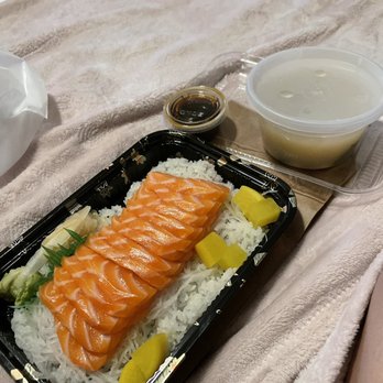 Mikado - Salmon Don and Miso Soup - Japanese Near Me - New York, New York