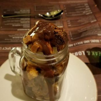 Steak & Lobster - Mason jjar dessert - Steakhouses Near Me - Harlington, XGL Steak & Lobster - Mason jjar dessert - Steakhouses Near Me - Harlington, XGL