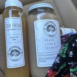 Freshly Rooted Tribe - Seamoss and Stay Fresh Juice (Soursop & Mango).