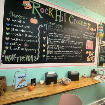 Rock Hill Creamery - Menu - Ice Cream & Frozen Yogurt Near Me - Shepherdstown, West Virginia Rock Hill Creamery - Menu - Ice Cream & Frozen Yogurt Near Me - Shepherdstown, West Virginia