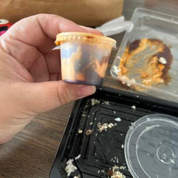 Dana Kai Sushi - Spicy mayo & eels sauce in one container : / - Japanese Near Me - Dana Point, California