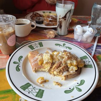 Brunch Junction - French toast with peach cobbler - Breakfast & Brunch Near Me - Pearland, Texas Brunch Junction - French toast with peach cobbler - Breakfast & Brunch Near Me - Pearland, Texas
