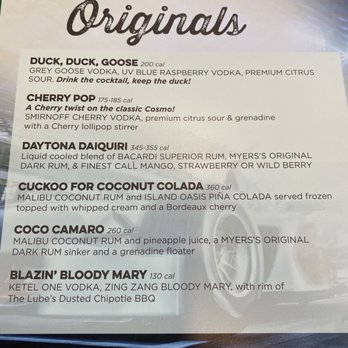 Quaker Steak & Lube - Drink menu - Chicken Wings Near Me - Raphine, Virginia