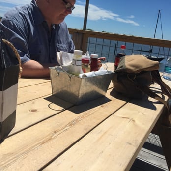 Shanks Waterfront Dining - 2nd floor / deck table - New American Near Me - Clinton, Connecticut