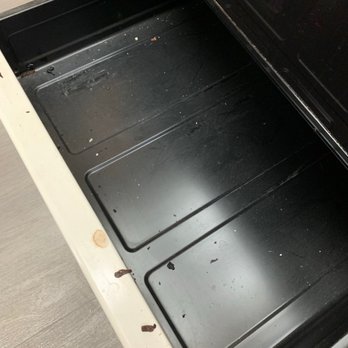 Merry Maids - Didn't even open or clean the bottom tray to the oven. - Home Cleaning Near Me - Provo, Utah