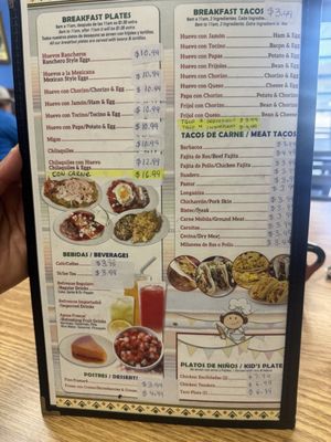 Menu photo 7 Los Pepes Austin, TX