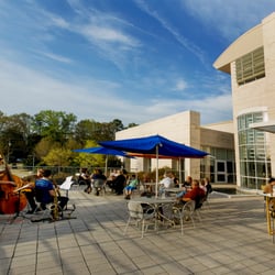 Jule Collins Smith Museum of Art - Patio where music and other events are held. Also you take your lunch out on the patio from the museum cafe.