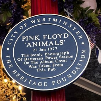 Duchess Belle - Pink Floyd famous album cover photo taken from here - Pubs Near Me - London, XGL