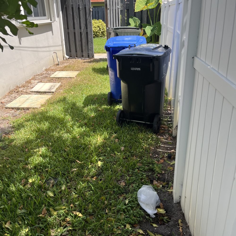 Garbage on ground Garbage on ground