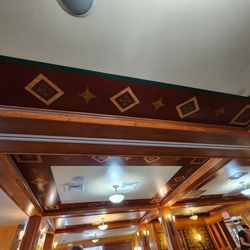 Superior Restaurant - Lovely design ceilings with beautiful wood trim. This restaurant may serve diner like food but it's interior boasts old world charm.