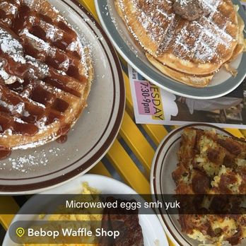 Bebop Waffle Shop - Microwaved eggs - Coffee & Tea Near Me - Seattle, Washington Bebop Waffle Shop - Microwaved eggs - Coffee & Tea Near Me - Seattle, Washington