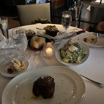 Steak 44 - Filet Mignon, 44 Caesar with Warm Poached Egg, Creamy Mac & Cheese, Chef Moroni's Potatoes, Bread, and Prosecco! - Steakhouses Near Me - Phoenix, Arizona