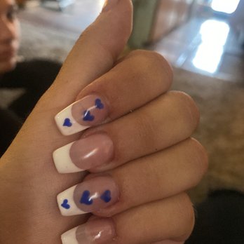 Fancy Nails - This is what I received. - Nail Salons Near Me - Boynton Beach, Florida Fancy Nails - This is what I received. - Nail Salons Near Me - Boynton Beach, Florida