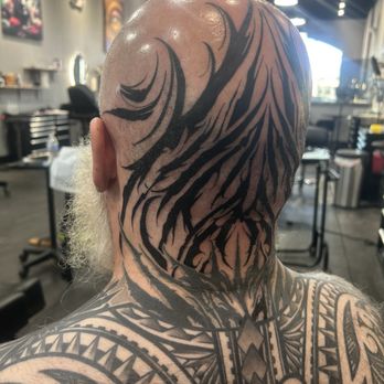 Inner Visions Tattoo - The back of the head. Crisp is the word - Tattoo Near Me - Las Vegas, Nevada Inner Visions Tattoo - The back of the head. Crisp is the word - Tattoo Near Me - Las Vegas, Nevada