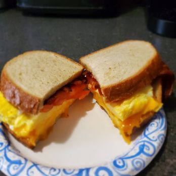 Cedar Park Cafe - Beef Bacon, Egg, Cheddar, Tomato on Rye. Best breakfast sandwich I've ever had without making it myself. - Breakfast & Brunch Near Me - Philadelphia, Pennsylvania
