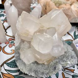 Find Your Center - More pink calcite.