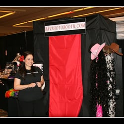 Bay Photo Booth - Photo Booth with red door.