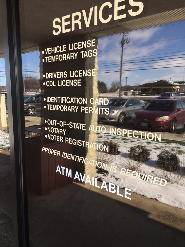 LICENSE BUREAU 1275C Experiment Farm Rd, Troy, Ohio Departments of