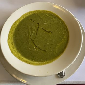 Oliva Trattoria - A dreamy creamy broccoli soup. I scraped every bit out of the bowl. - Pizza Near Me - Sherman Oaks, California