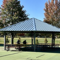 Hadley's Park - A pavilion to get out of the sun.