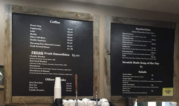 Menu photo 2 Cody Coffee Roaster Cody, WY