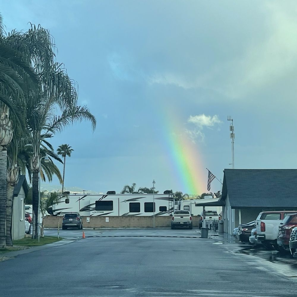 Lake RV - Beautiful rainbows' - Self Storage Near Me - Perris, California Lake RV - Beautiful rainbows' - Self Storage Near Me - Perris, California