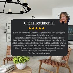 Stephanie Walls Berkshire Hathaway HomeServices - Client Review from Rate My Agent