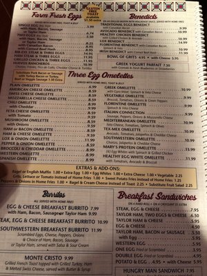 Menu photo 3 Morristown Diner Morristown, NJ