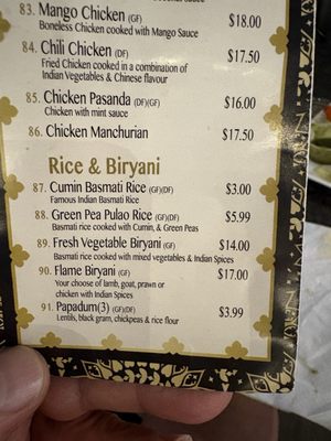 Menu photo 1 Fresh Tandoori Flavour Sidney, BC