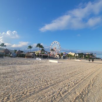 Moon Palace Cancun - The view from the beach to the resort (there is a private event) - Resorts Near Me - Cancún, ROO Moon Palace Cancun - The view from the beach to the resort (there is a private event) - Resorts Near Me - Cancún, ROO
