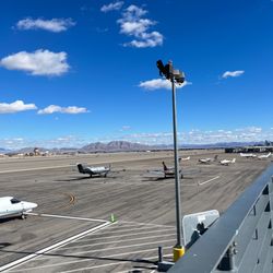 North Las Vegas Airport - Outside over observation deck