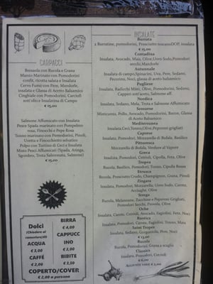 Menu photo 5 Coquinarius Florence, FI