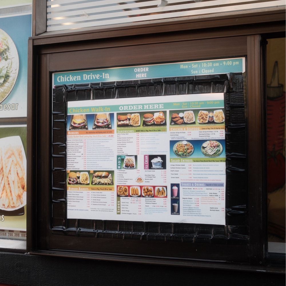 Chicken Drive-In - Burgers Near Me - Lake Stevens, Washington