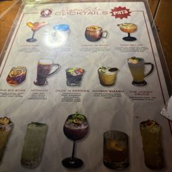 Tipsy Pig Gastropub - Drink menu