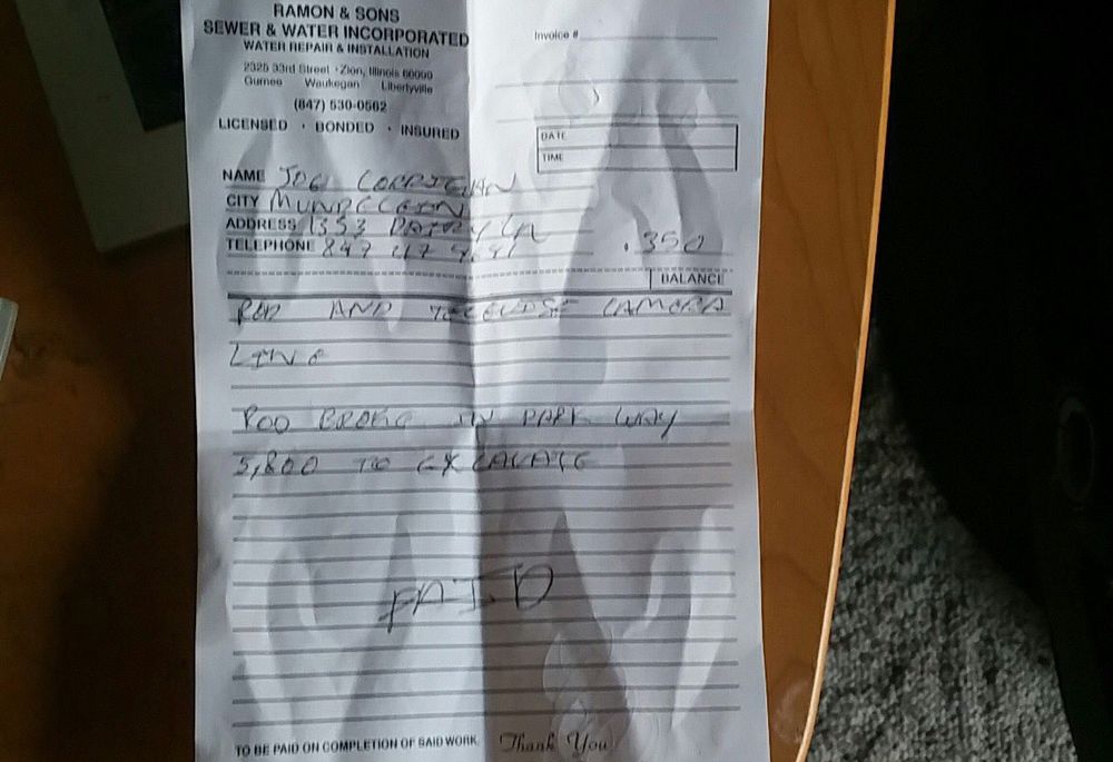 Slide of Ramon and Sons Sewer and Water Inc