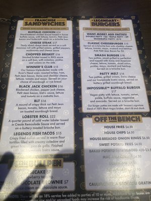 Menu photo 6 Legends Sports Bar Pine Bluff, AR Menu photo 6 Legends Sports Bar Pine Bluff, AR