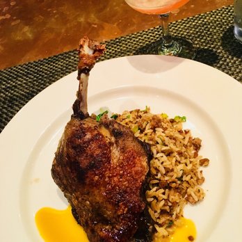 Herbsaint - Duck Confit with Dirty Rice - French Near Me - New Orleans, Louisiana