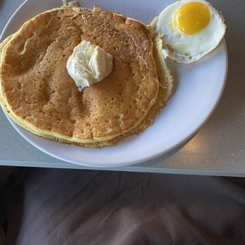 Tally's Silver Spoon - Pancake abs sunny side up eggs - Desserts Near Me - Rapid City, South Dakota