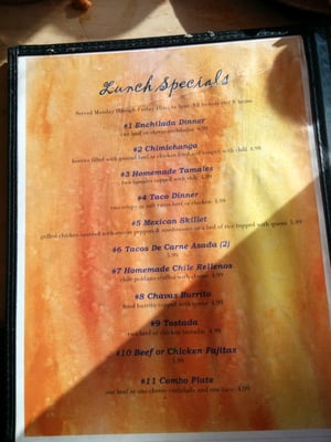 Menu photo 5 Fuego Mexican Grill Muskogee, OK