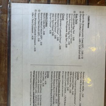 CA Bakehouse - Menu - Bakeries Near Me - San Jose, California