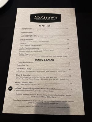 McGraw's Steak Chop & Fish House by null